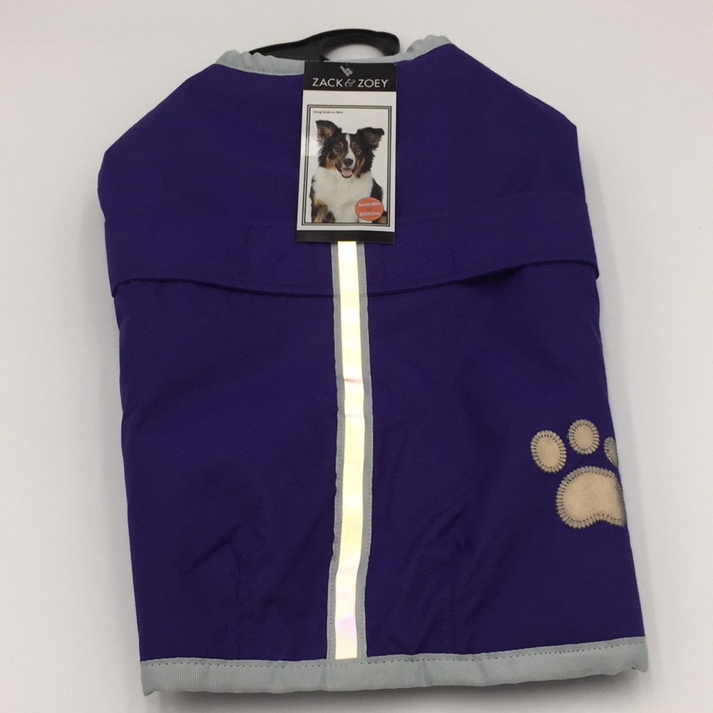 Zack & Zoey Dog Blanket Coat Jacket Reversible Pet Size Medium